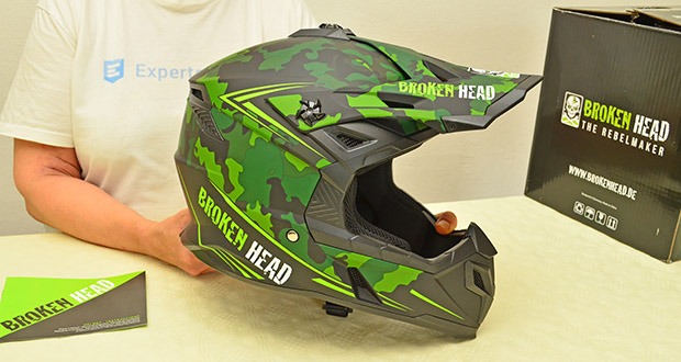 Broken Head Crosshelm Squadron Rebelution Camouflage-Grün im Test