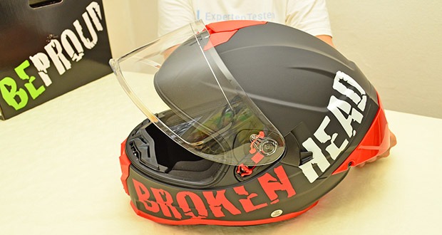 Broken Head Integralhelm BeProud Pro Sport Rot im Test