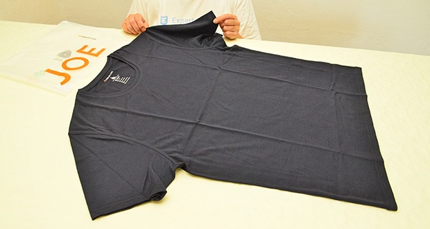 Joe Round Neck Very Dark Navy T-Short von Joe Merino im Test