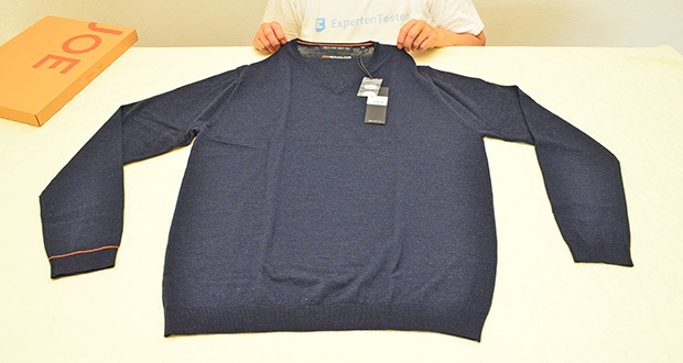 Joe V-neck True Navy Pullover von Joe Merino im Test