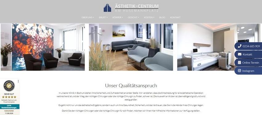 Ästhetik-Centrum am Husemannplatz in Bochum